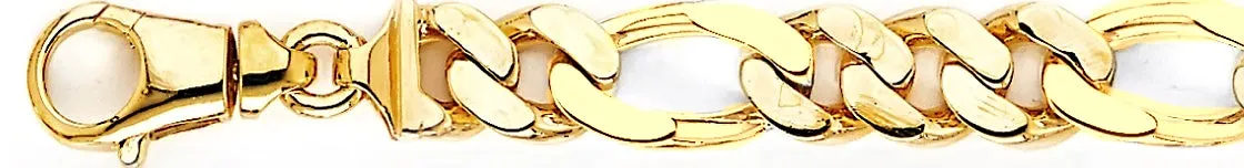 11.6mm Figaro Link Bracelet