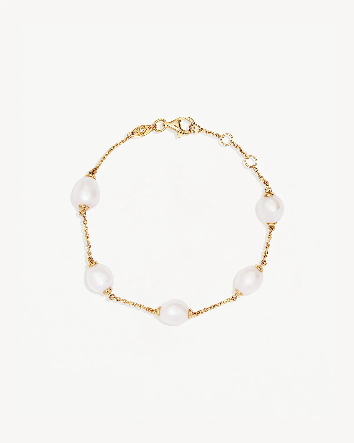 18k Gold Vermeil Harmony Pearl Bracelet