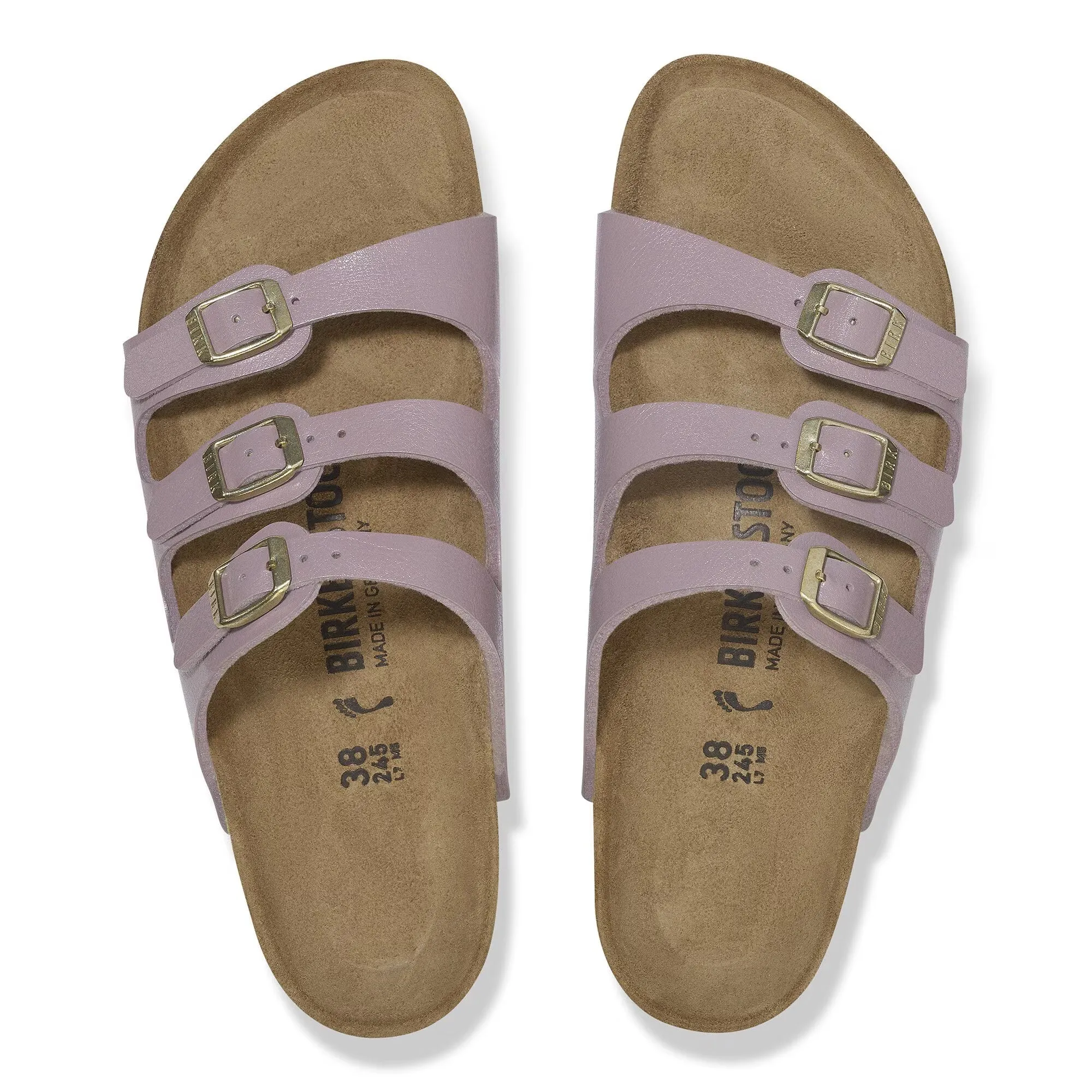 Birkenstock - Florida - Graceful Pearl Purple Birko-Flor