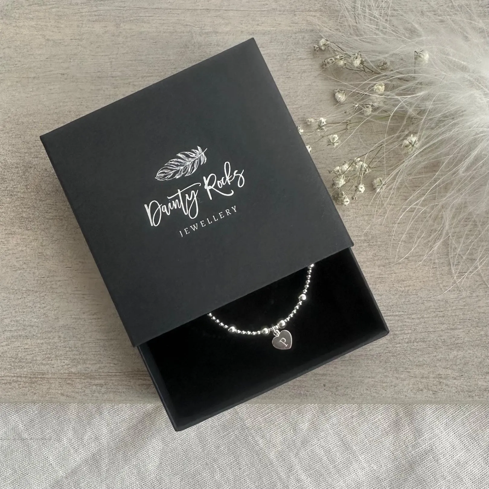 Birthstone Bracelets Set in Sterling Silver, Two Stacking Bracelets