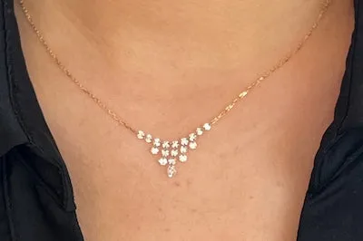 Floating Diamond Necklace