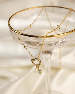 Gold Kyoto & Pearl Set