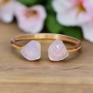 Gold Little Raw Opal Ring