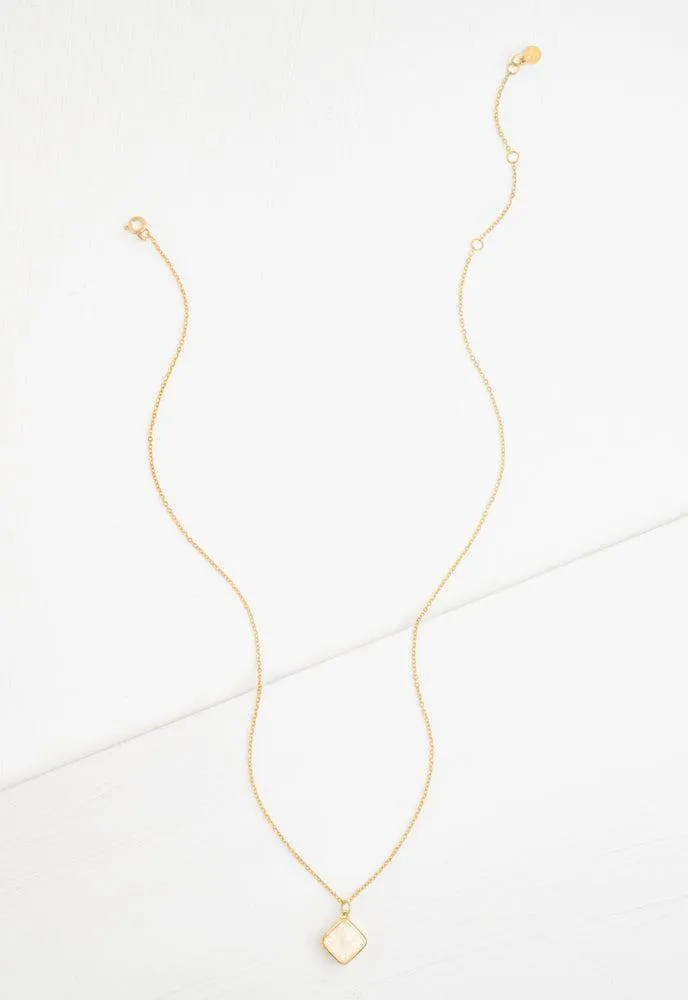 Gold Sparkling Opal Necklace, Give Freedom to Women!