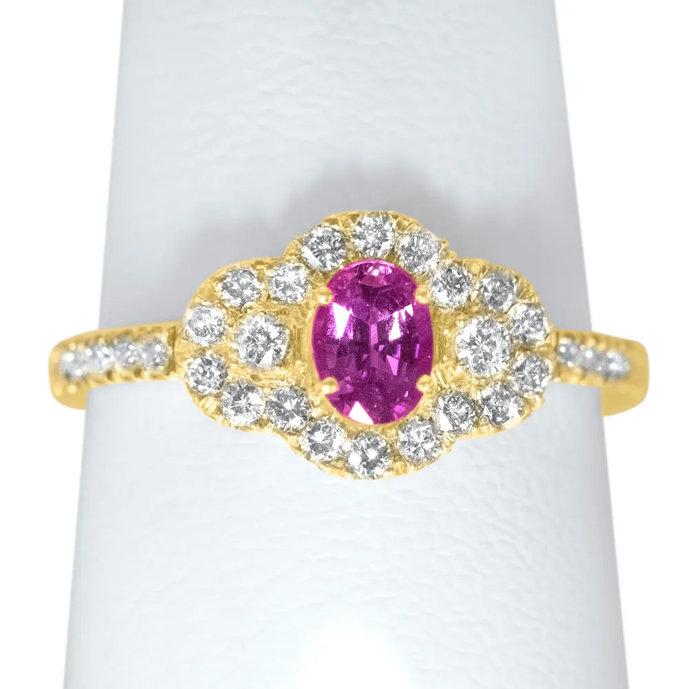 Graceful Enjoyment - 14K Yellow Gold Natural Alexandrite Ring
