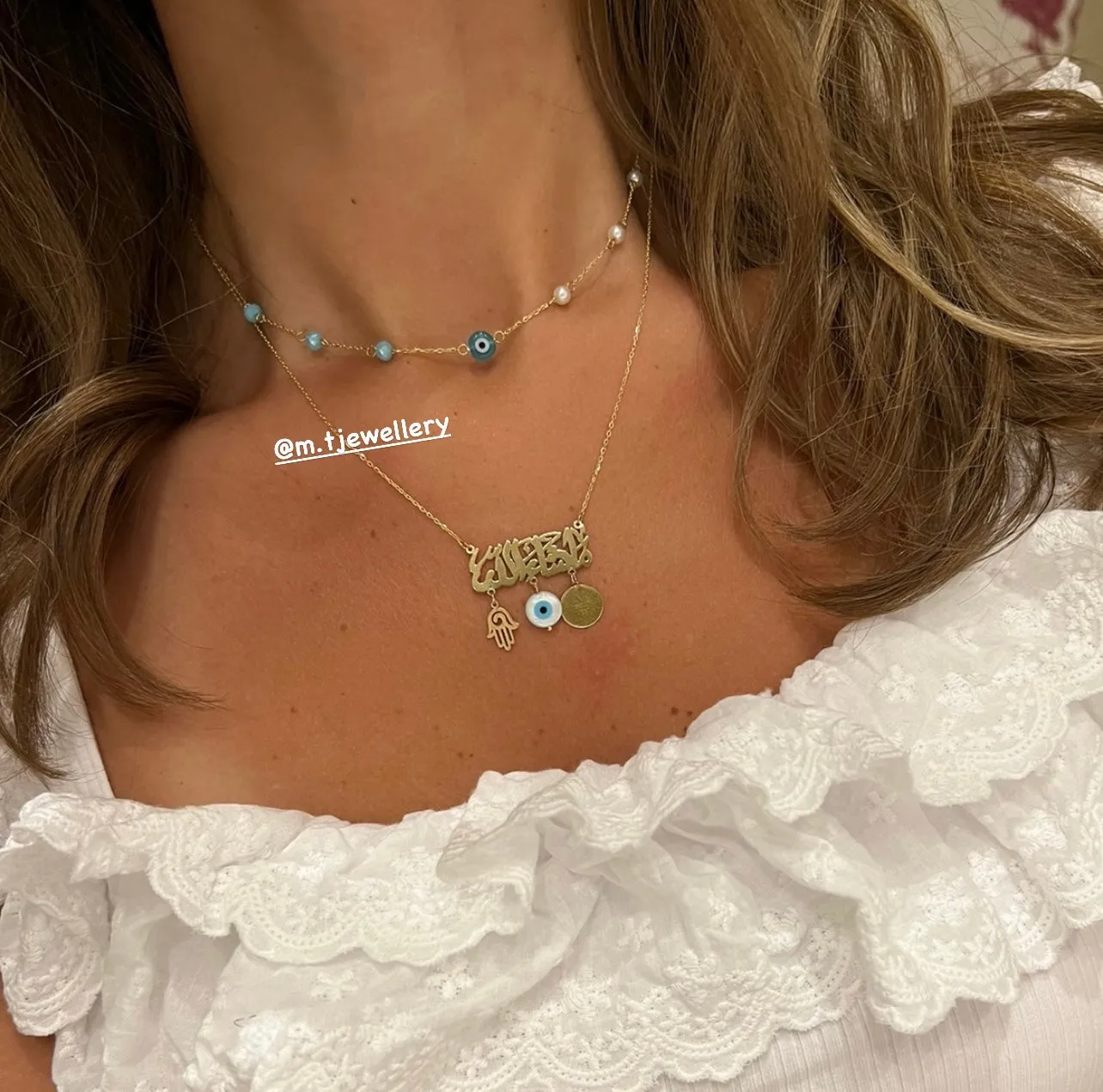 HALF EYES NECKLACE