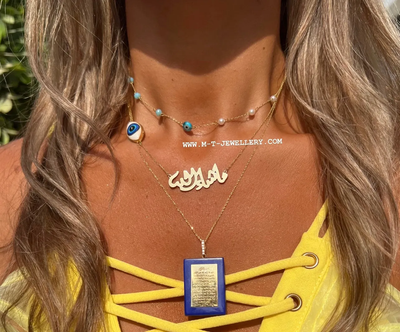 HALF EYES NECKLACE