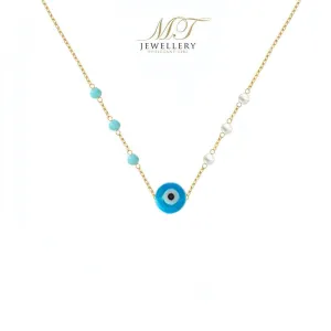 HALF EYES NECKLACE