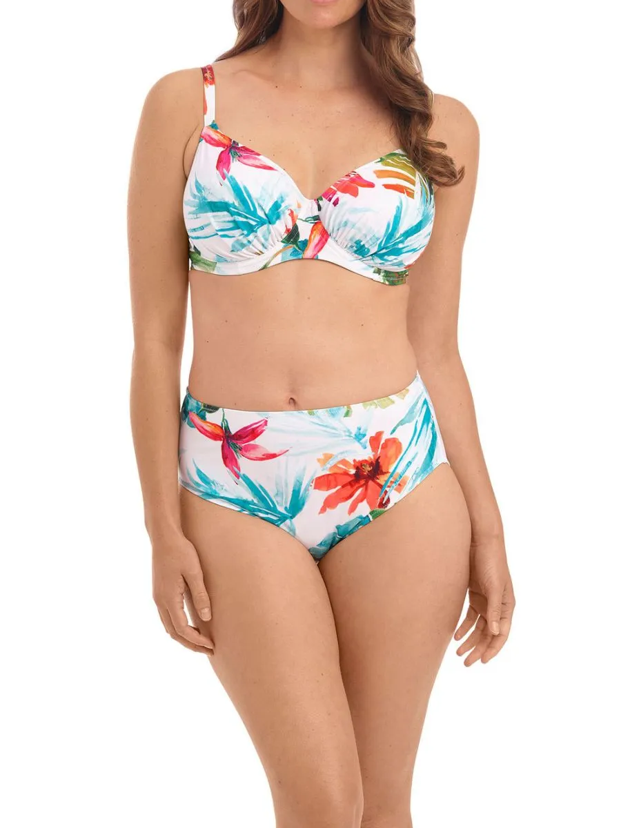 Kiawah Island Gathered Full Cup Bikini Top - Aquamarine