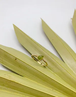 Mineral Stacking Ring | Peridot