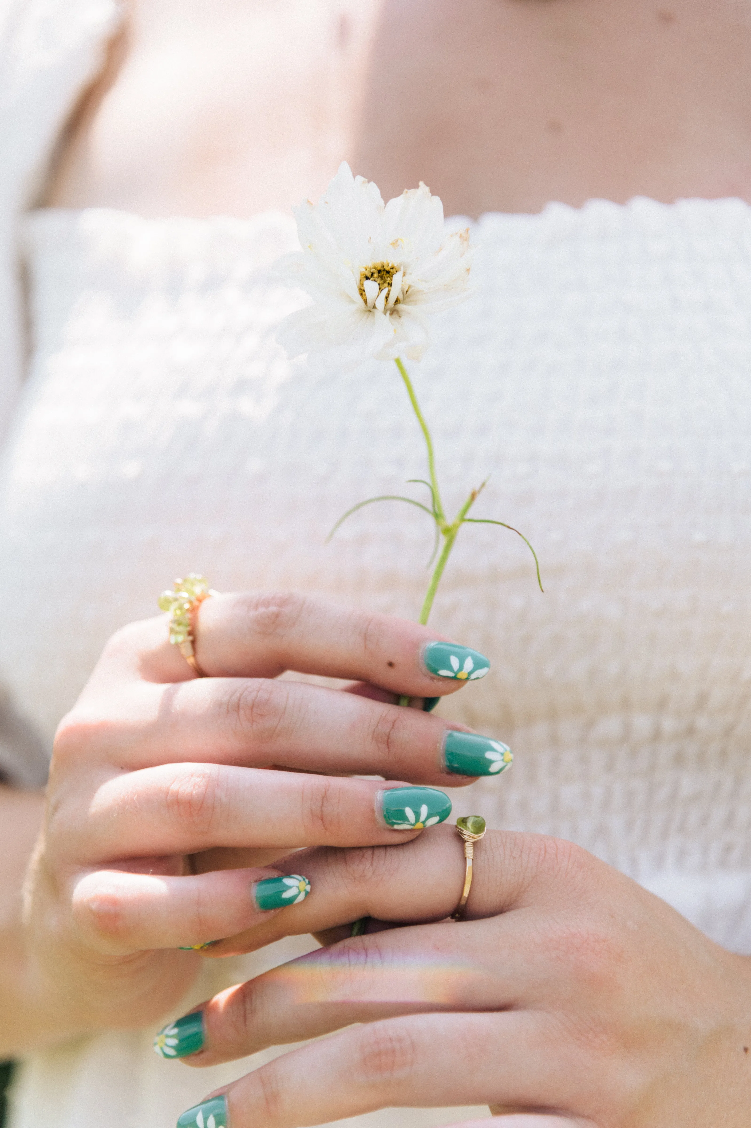 Mineral Stacking Ring | Peridot