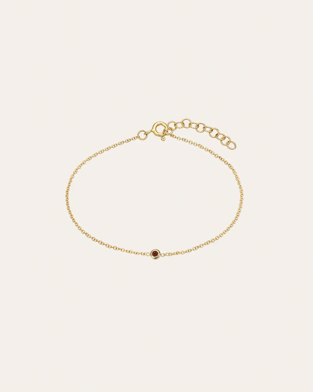 Mini Birthstone Bezel Bracelet