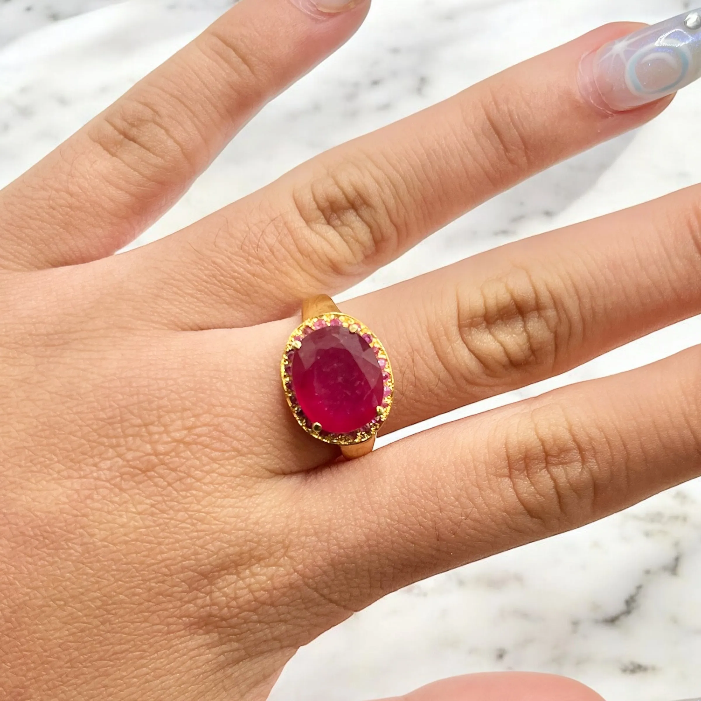 NATURAL RUBY RING