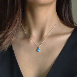 Opal Pendant Necklace (Big)