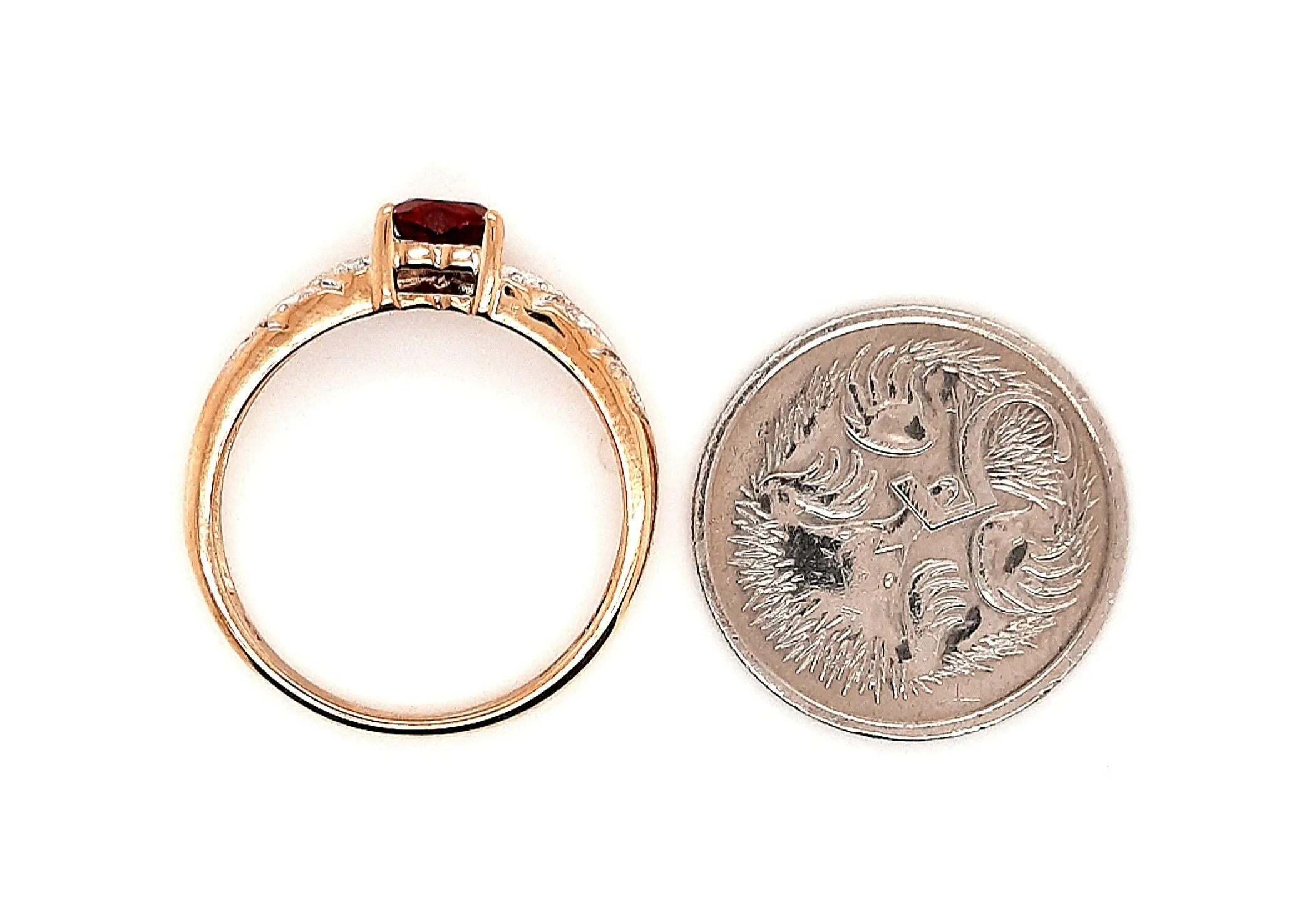 Ruby & Diamond Yellow Gold Ring