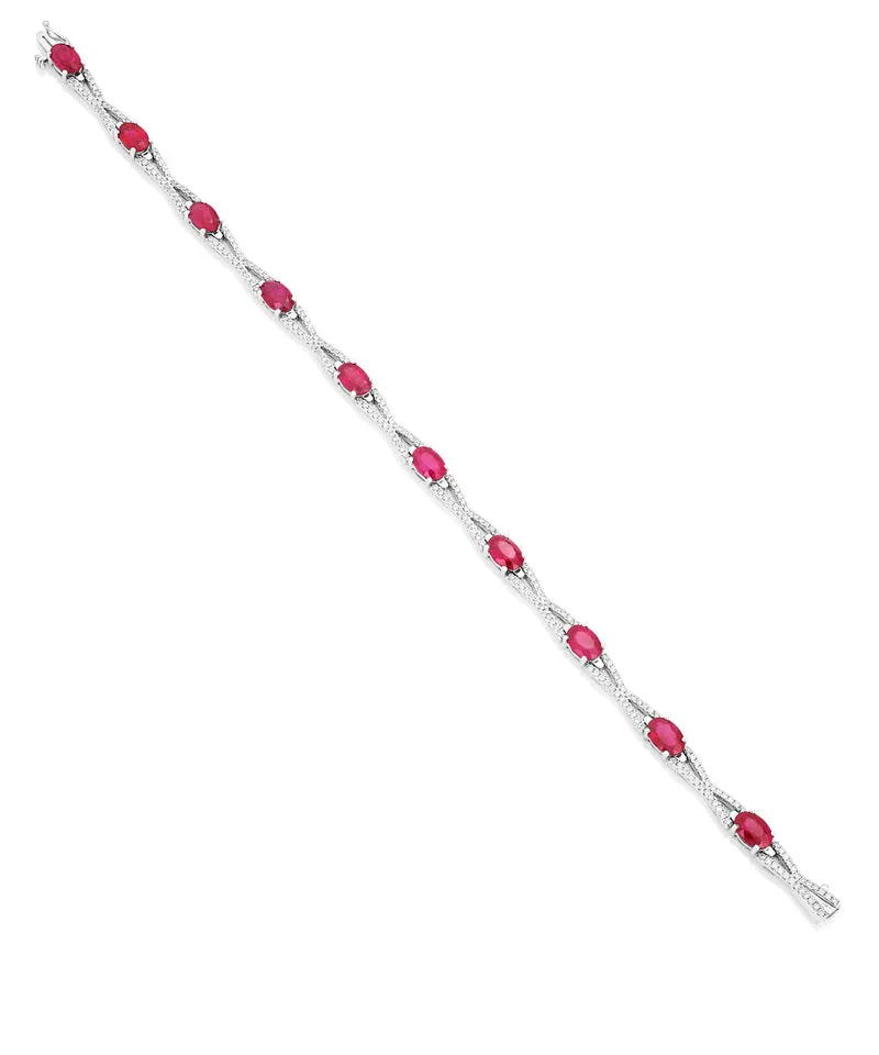 Ruby and Diamond Bracelet