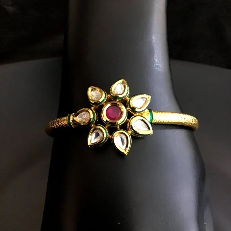 Ruby Kundan Bracelet