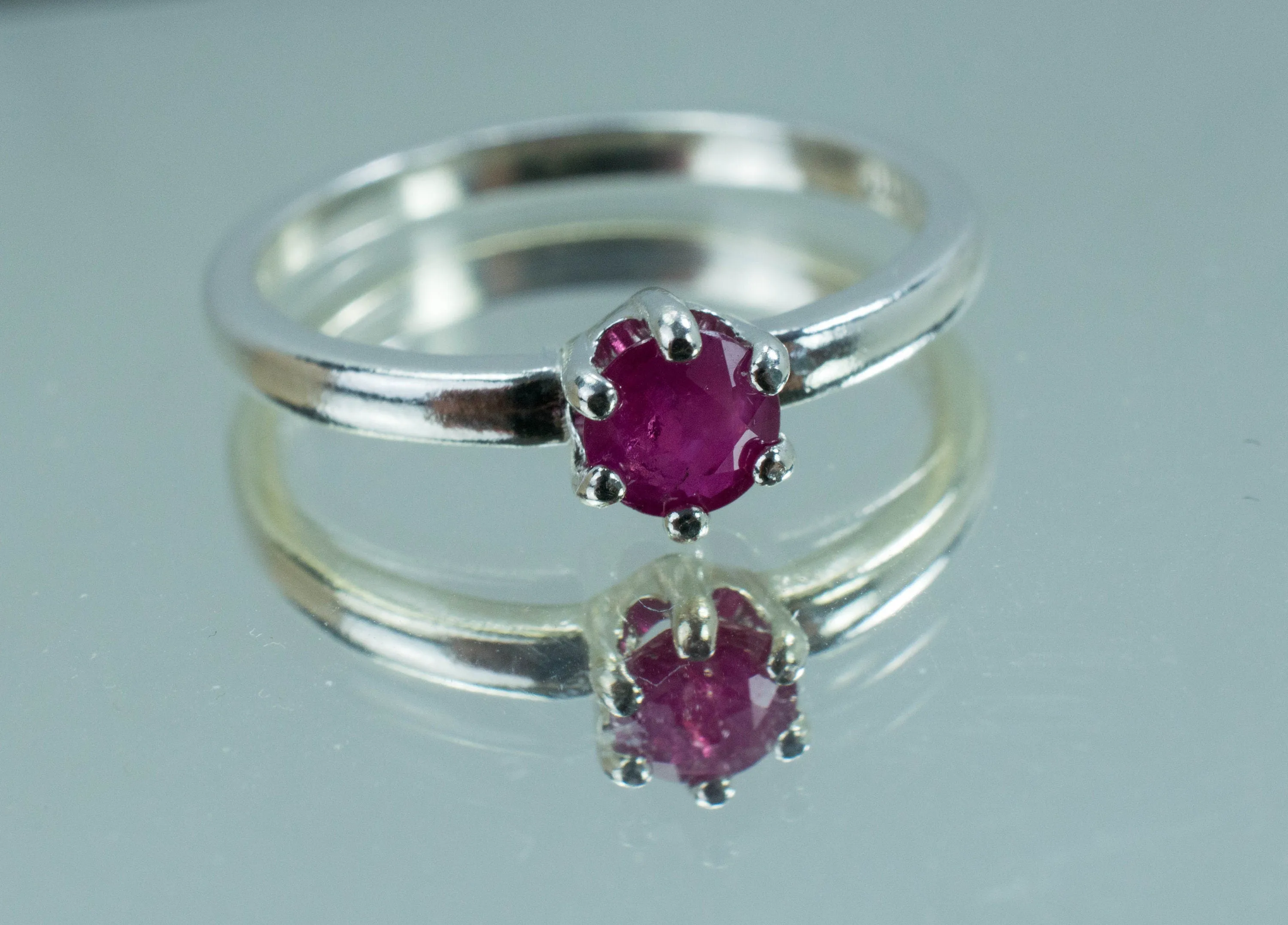 Ruby Ring; Genuine India Ruby