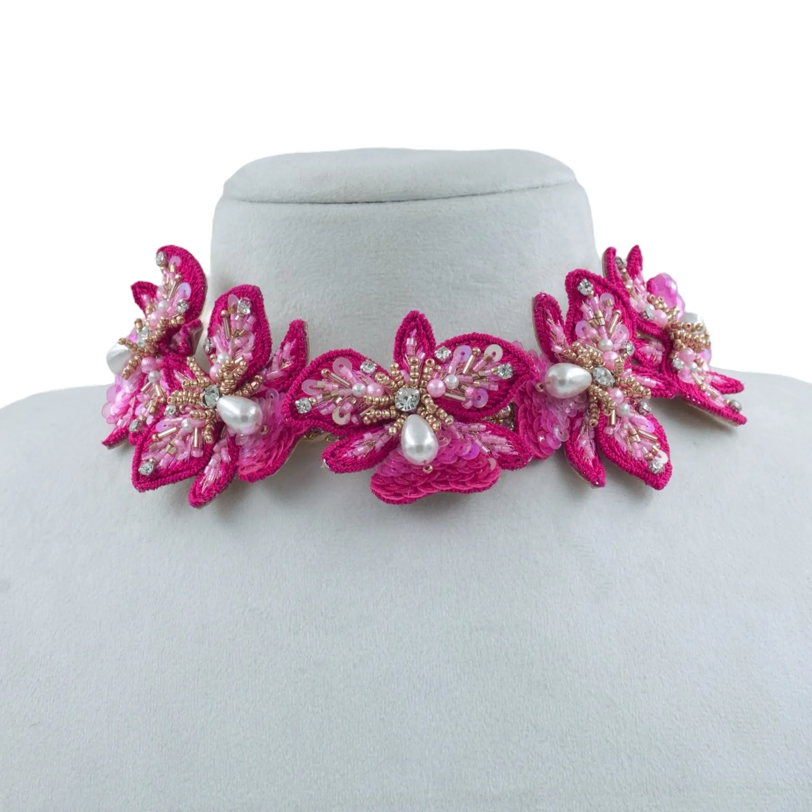 Stella - Hot Pink (Necklace   Earrings)