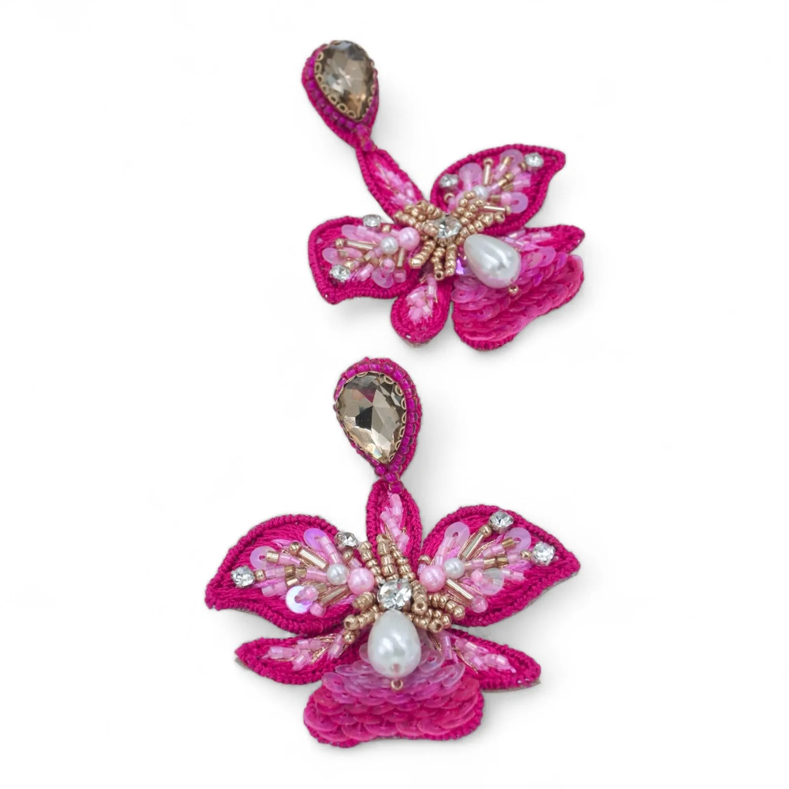 Stella - Hot Pink (Necklace   Earrings)