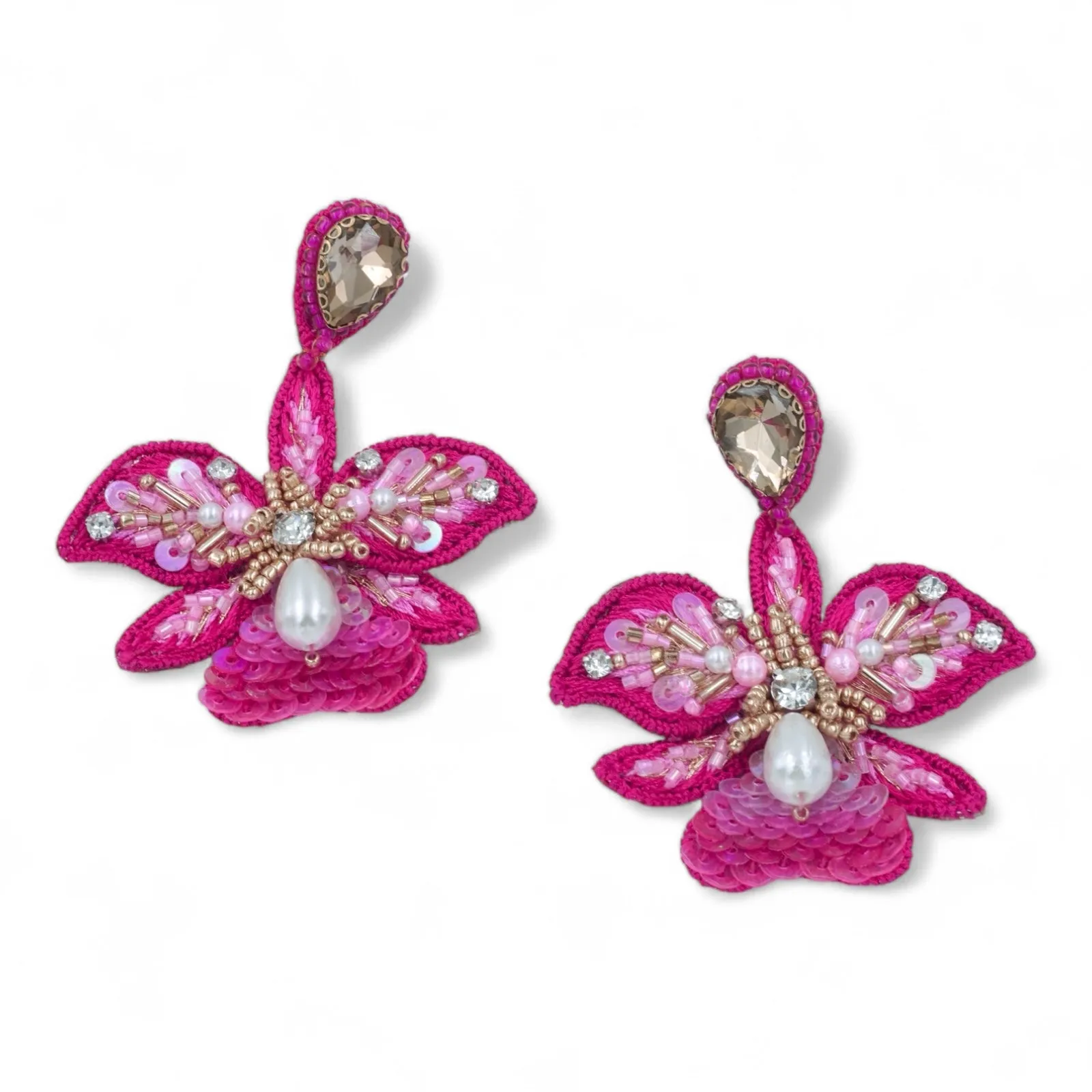 Stella - Hot Pink (Necklace   Earrings)