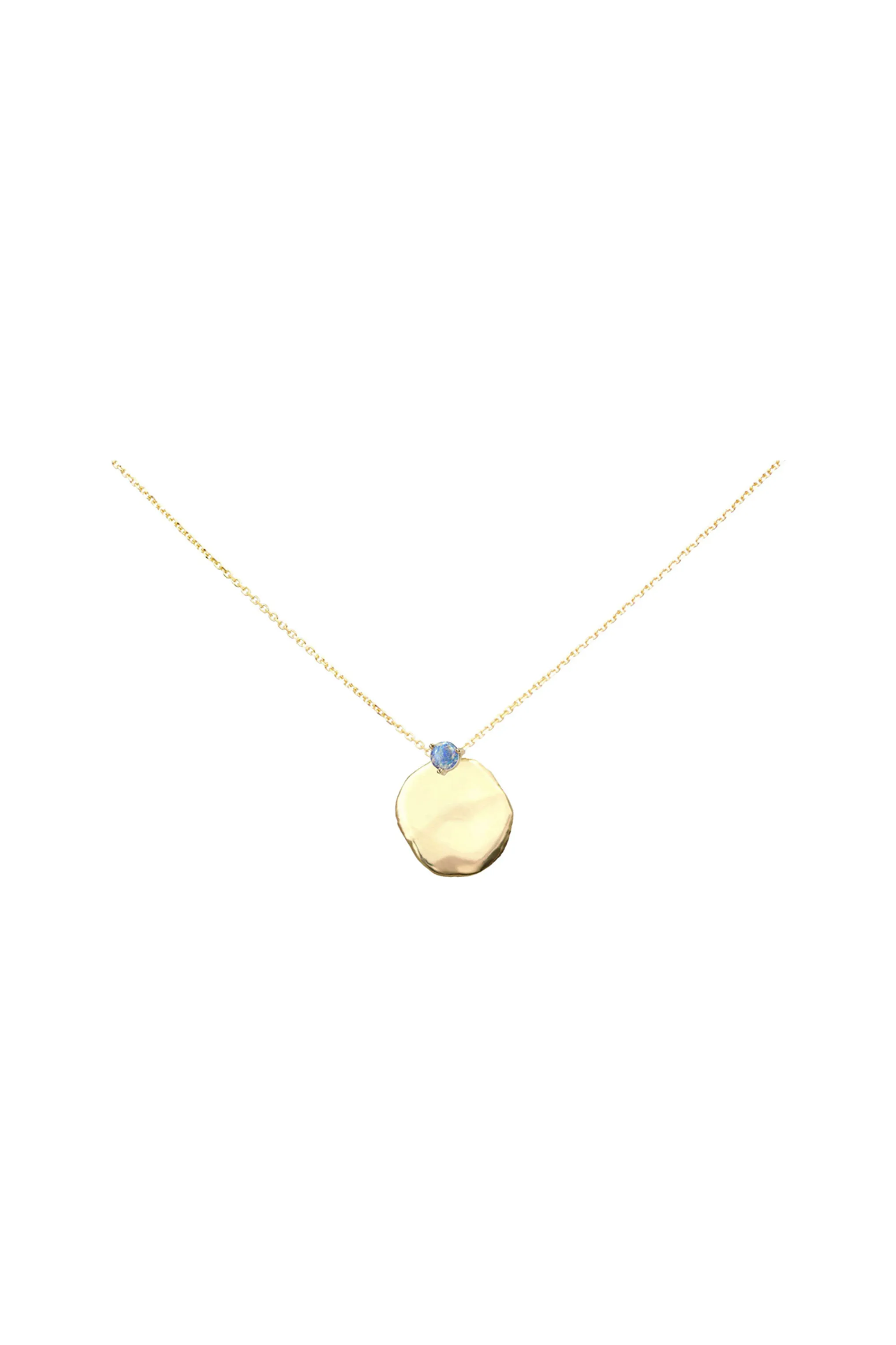 XL Opal Disc Necklace