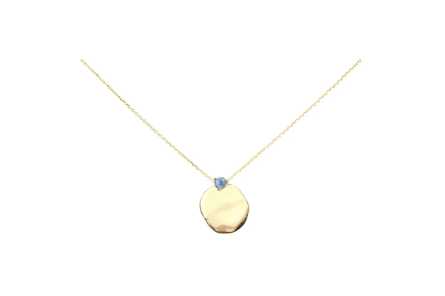 XL Opal Disc Necklace