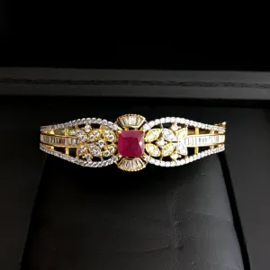Zircon/AD Ruby Bracelet
